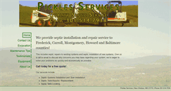 Desktop Screenshot of pickleservices.com